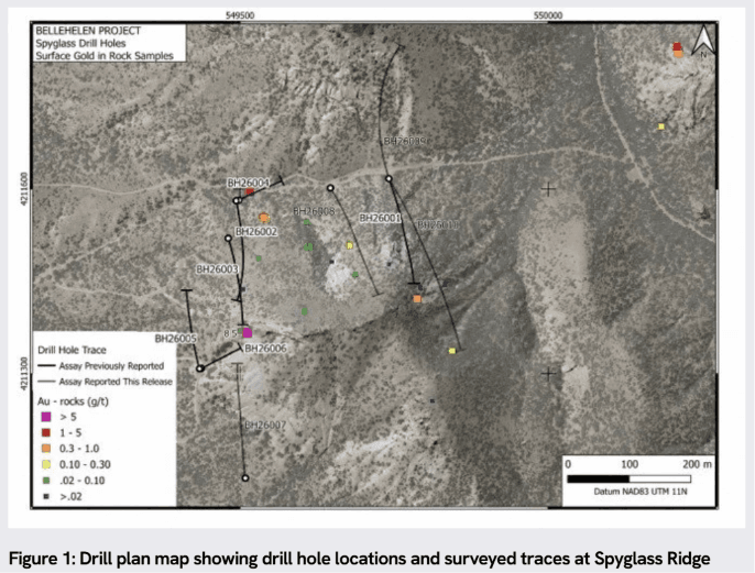Excalibur reports new gold-silver hits at Nye County project