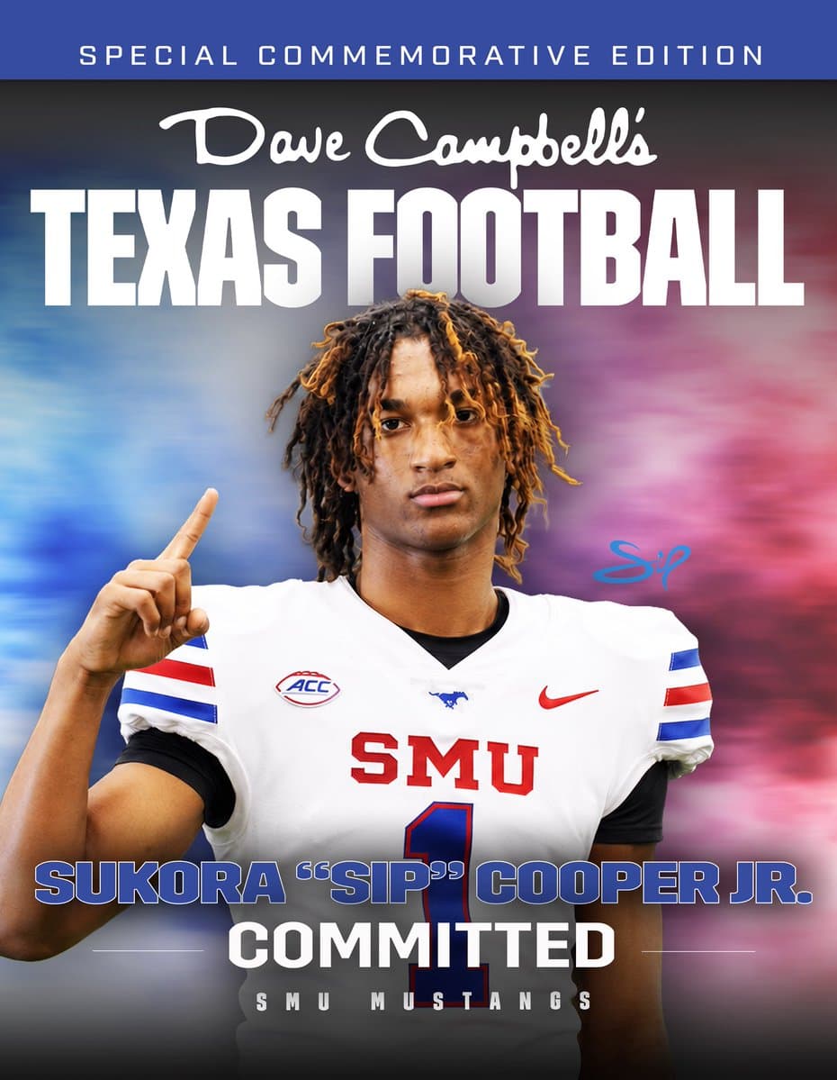 Frisco Panther Creek receiver Sip Cooper commits to SMU over giants
