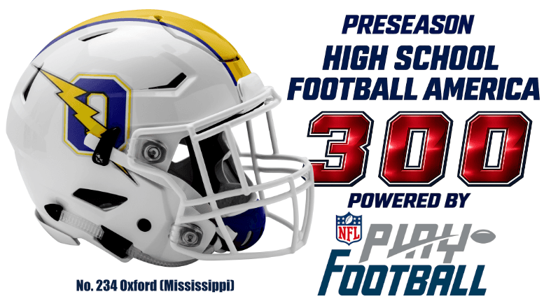Oxford Chargers ranked No. 234 in preseason national football poll