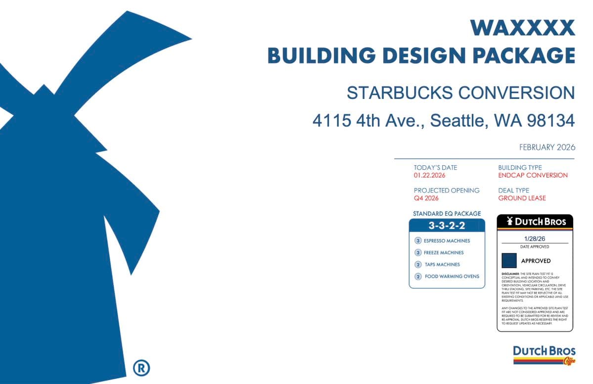 Dutch Bros eyes former Starbucks site for first Seattle drive-thru