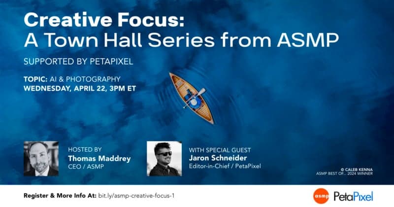 ASMP, NANPA, and PetaPixel launch town hall on AI's impact on photography