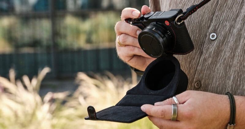 Oberwerth’s leather case keeps Leica D-Lux 8 protected and ready to shoot