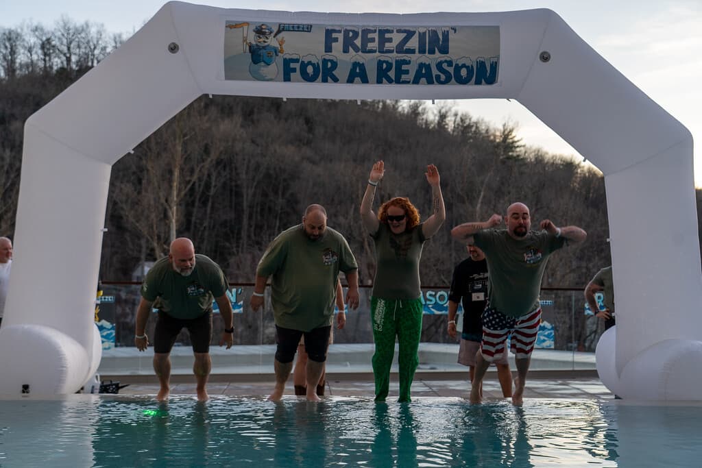 30 Greensboro officers join Triad Polar Plunge, raise $3,600 for Special Olympics