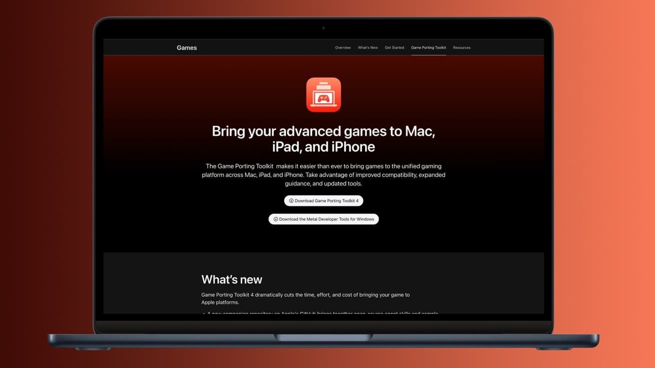 Apple adds on-device AI tools and game workflows at WWDC