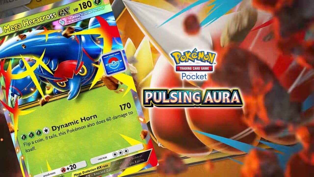 Pokemon TCG Pocket drop event adds Mega Heracross ex promo pack