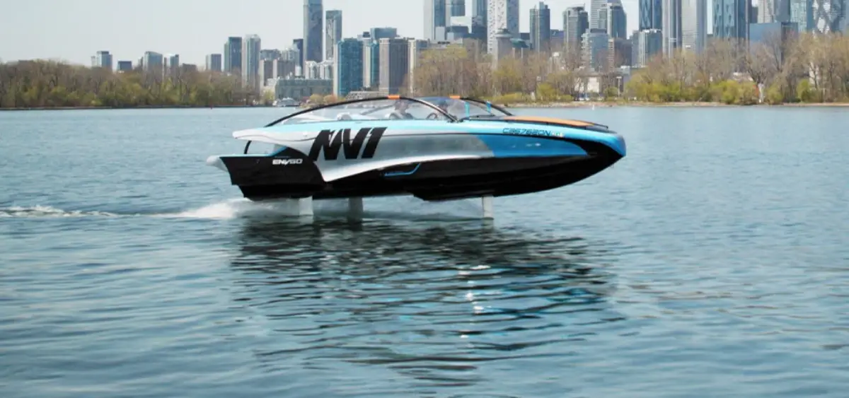 ENVGO NV1 Electric Hydrofoiling Boat Makes U.S. Debut at Palm Beach Boat Show
