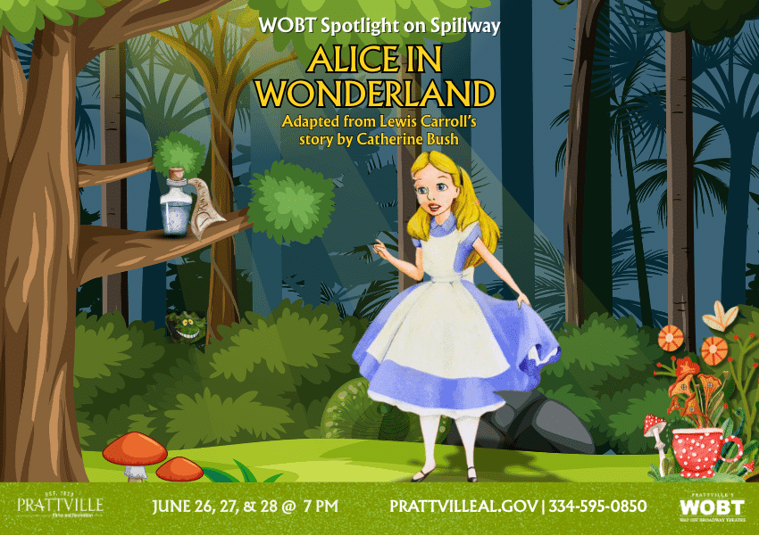 Free Alice in Wonderland performances debut at Spillway Park