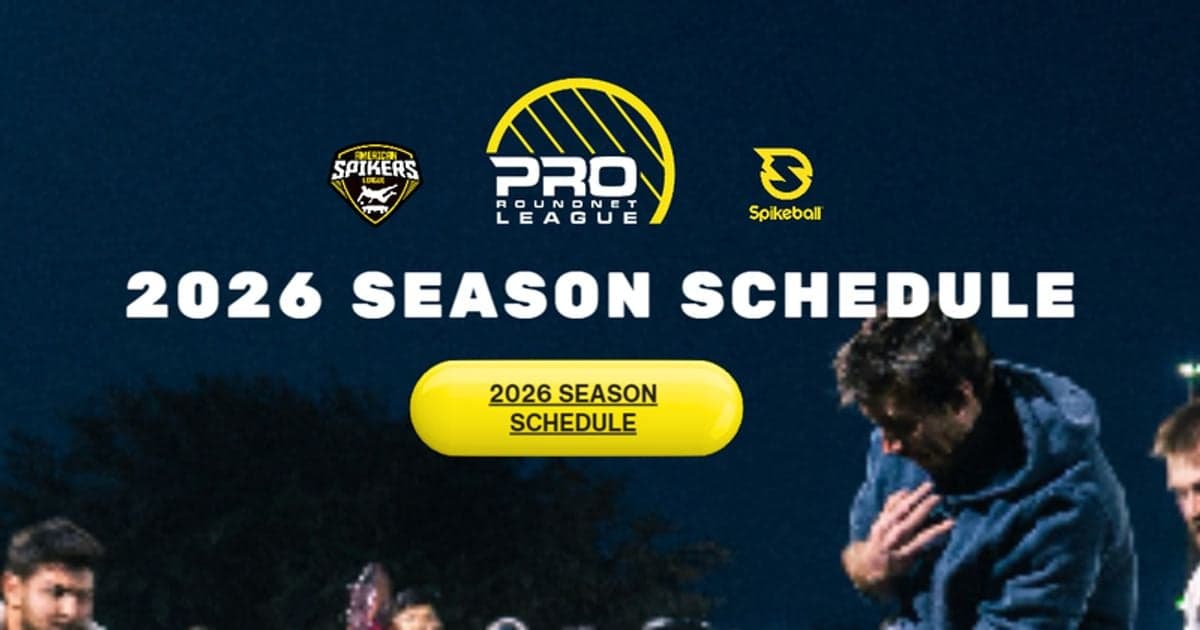 PRO Roundnet League unveils club-style 2026 season and playoffs