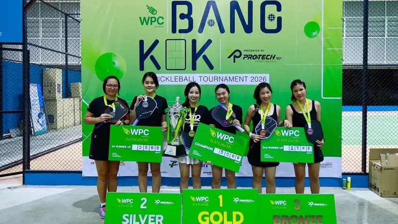 Thai Pickleball Stars Sweep Bangkok Showcase as Regional Rivals Shine