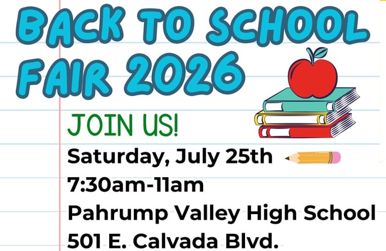 Pahrump back to school fair set for July 25 at PVHS