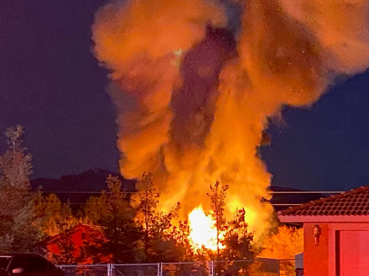 Pahrump brush fire follows apparent self-inflicted flare gun injury, man hospitalized