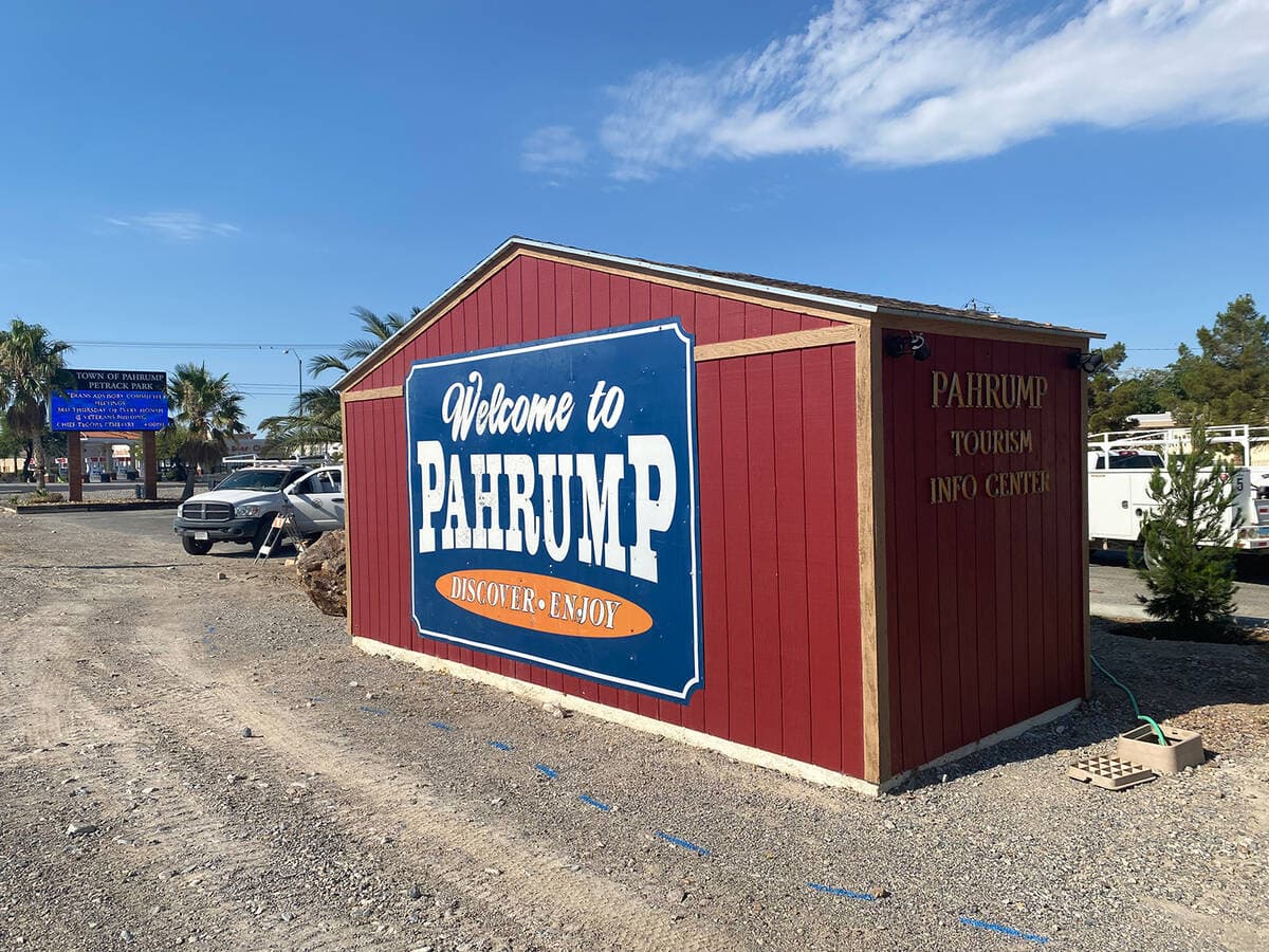 Pahrump to reopen renovated tourism center at Petrack Park