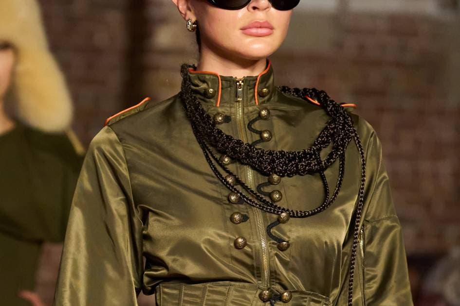 Military Jackets Return as Ornate Statement Pieces for FW26