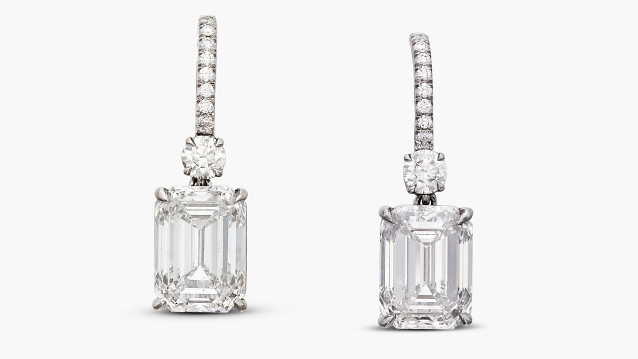 Sotheby’s Geneva Fine Jewelry sale leads with 5.01-carat diamond earrings