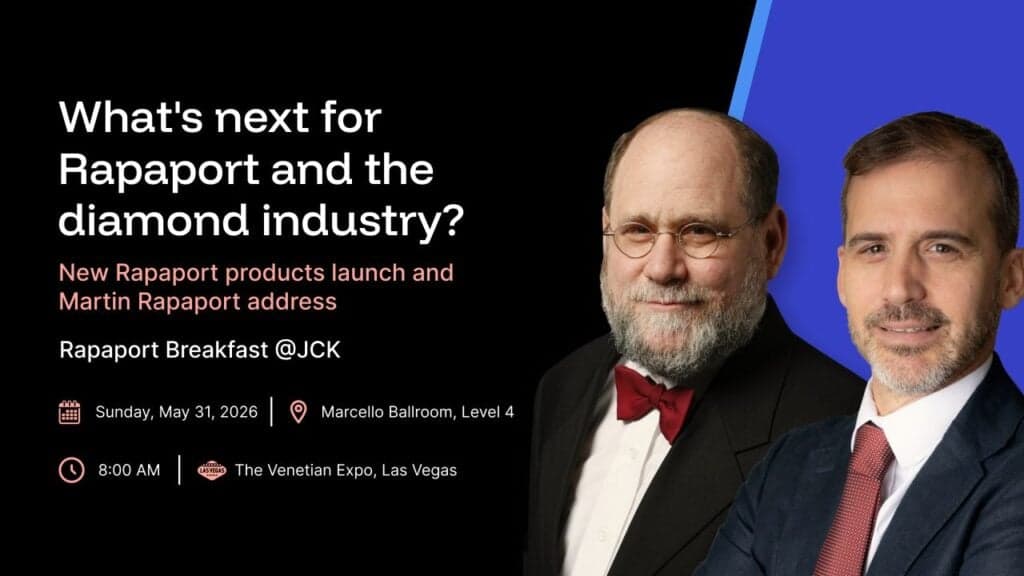 Rapaport to unveil new pricing tools at JCK breakfast