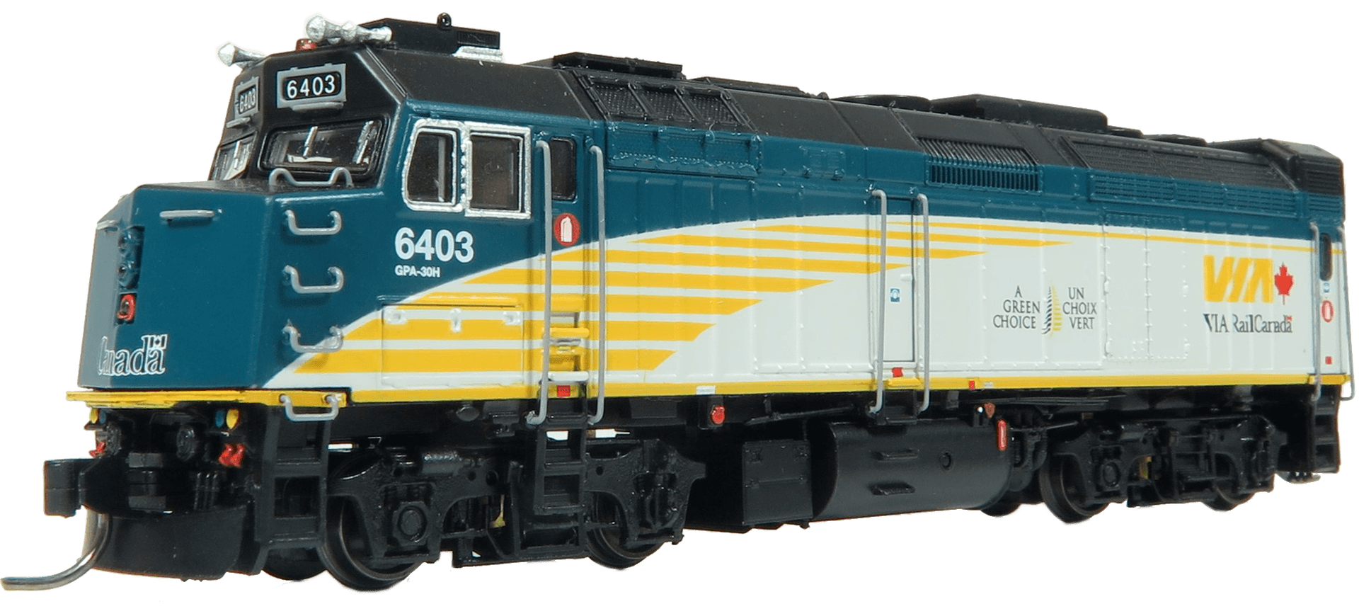 Rapido unveils detailed N scale VIA Rail F40PH-2 in varied schemes