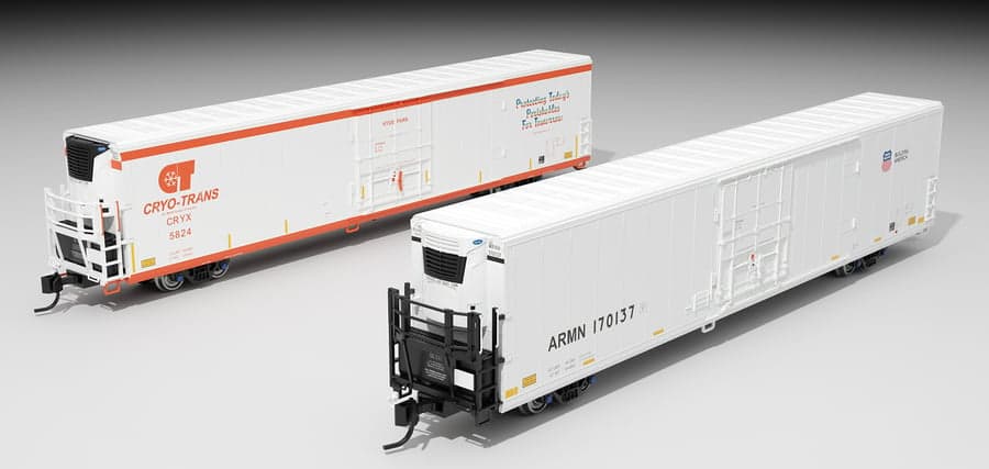 Rapido Trains’ N scale Greenbrier reefers arrive in stock