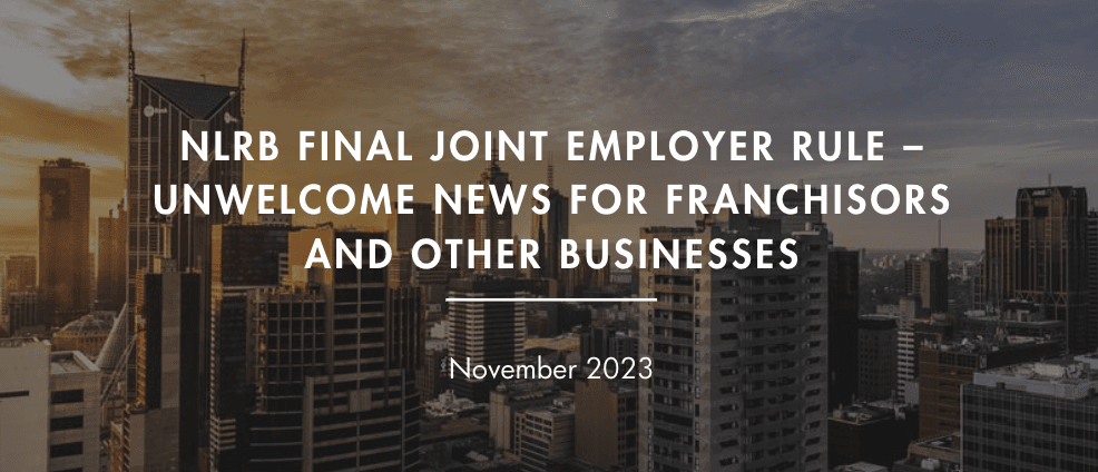 Joint-employer rules reshape McDonald's franchise labor responsibilities nationwide