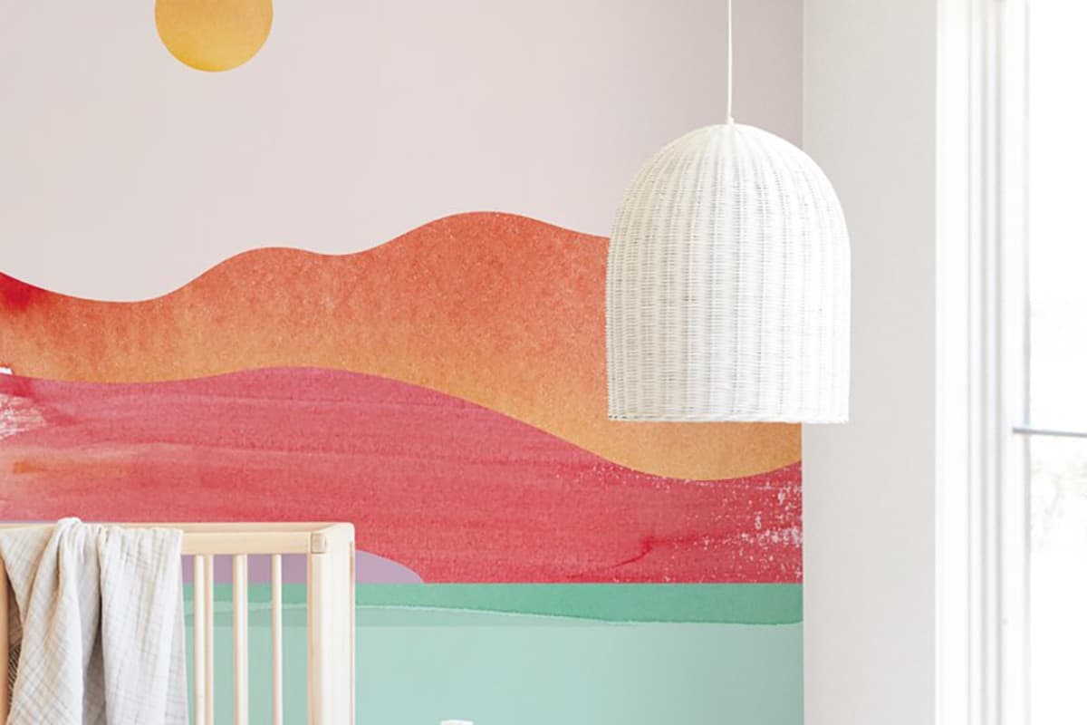 Babylist spotlights personalized nursery wall decals for easy, removable decor
