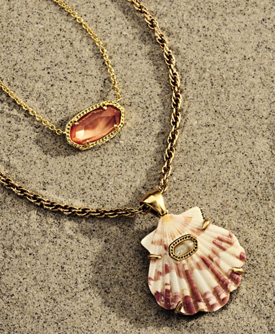 Kendra Scott shows how to layer necklaces without tangles