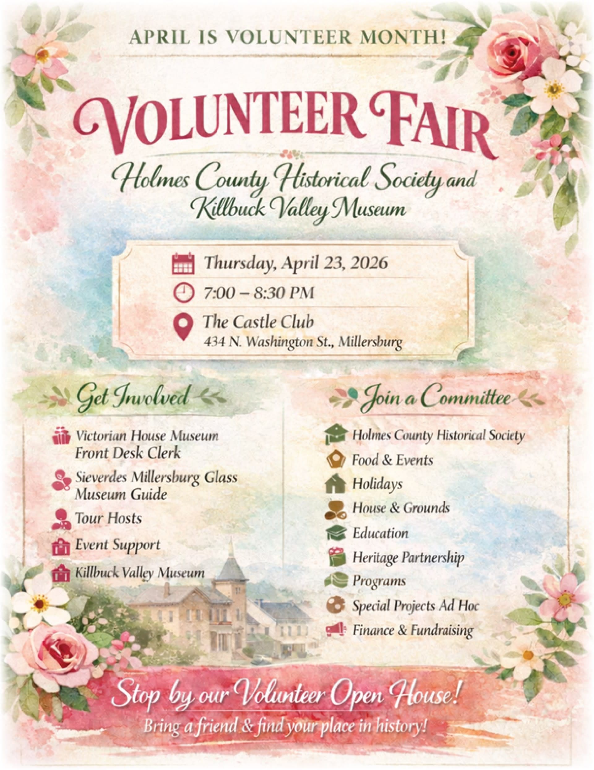 Holmes County historical societies host volunteer fair in Millersburg