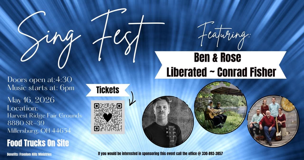 Sing Fest 2026 brings live music, food trucks, fundraiser to Millersburg