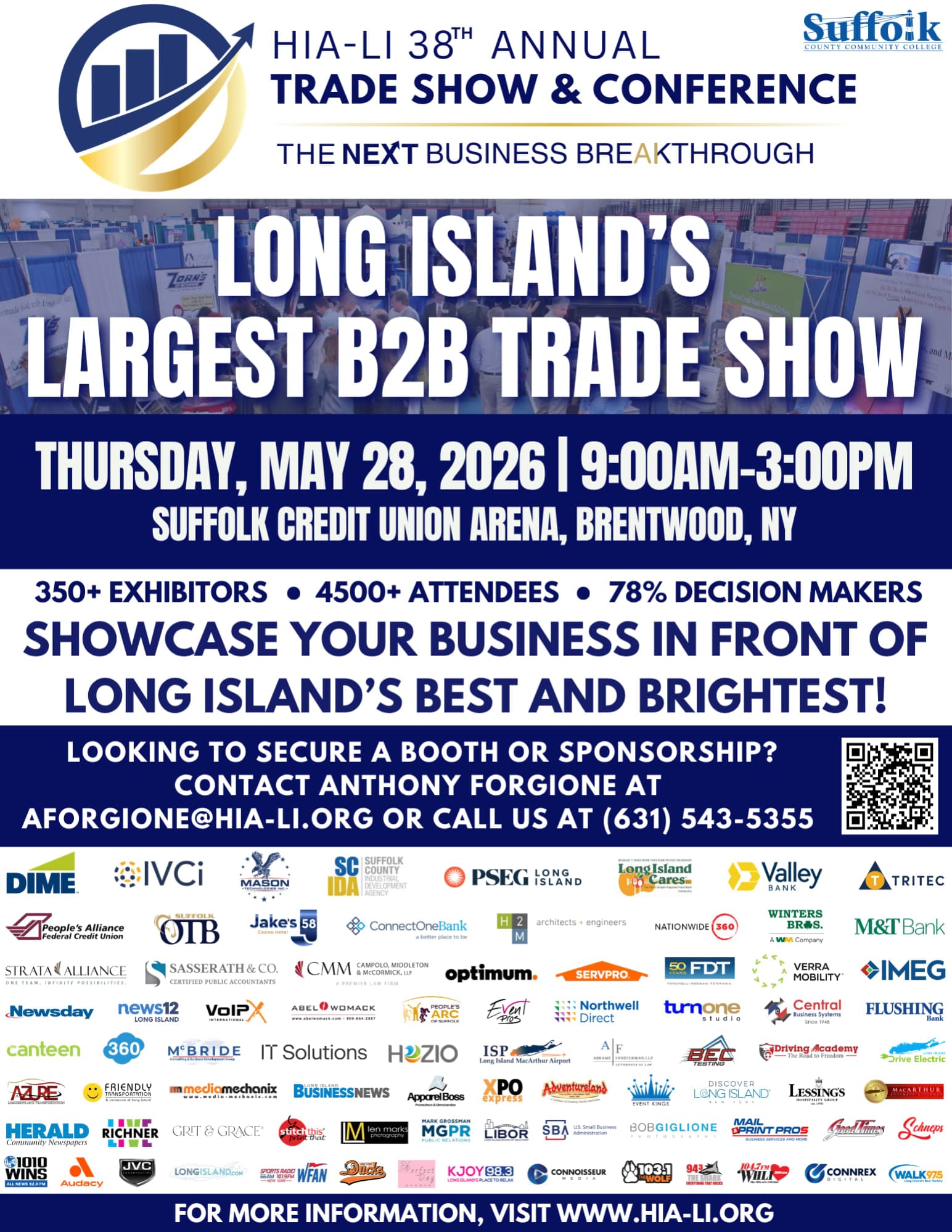 HIA-LI trade show draws 2,000 to Suffolk County campus, spotlights economy