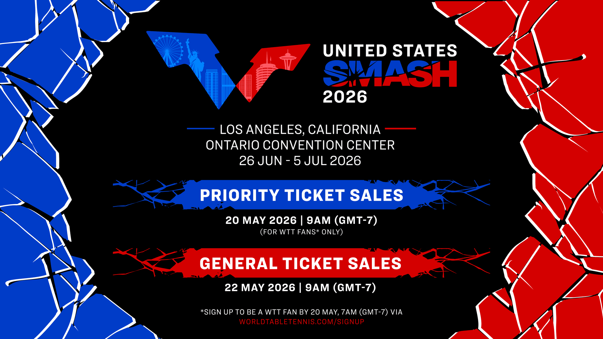United States Smash tickets go on sale as star field grows