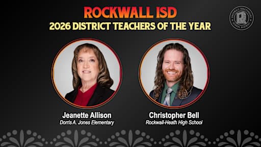 Rockwall ISD names 2026 district Teachers of the Year