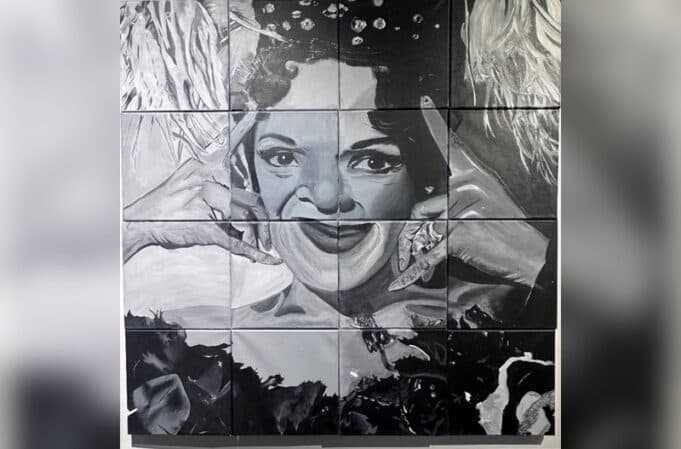 Riverhead Students Create 16-Panel Portrait of Pioneer Katherine Dunham