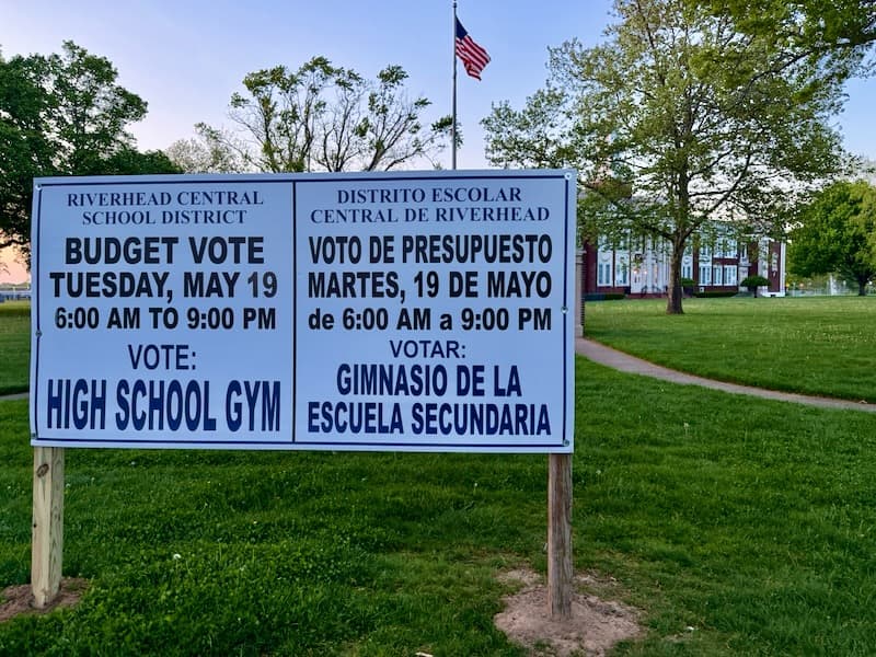 Riverhead voters approve school budget, elect full trustee slate