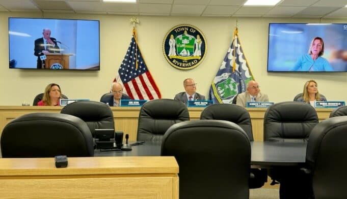 Riverhead eminent domain plan for former Swezey’s sparks tense hearing