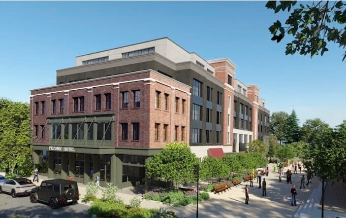 Riverhead board holds hearing on proposed 94-room Peconic River Hotel