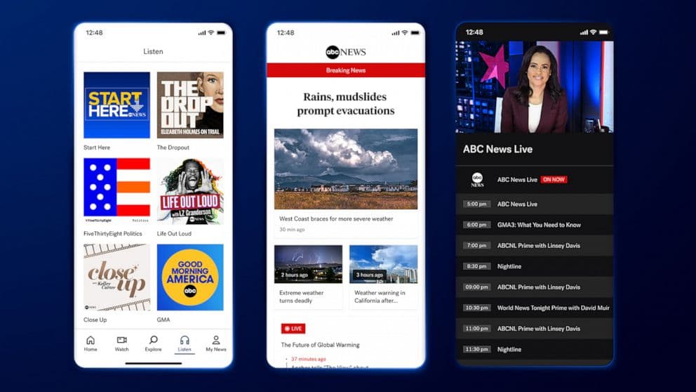 ABC News app and site push always-on breaking news coverage