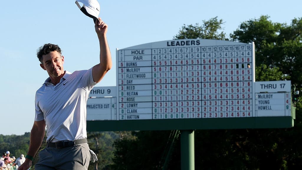 McIlroy double bogeys fourth hole, Young seizes Masters lead at Augusta