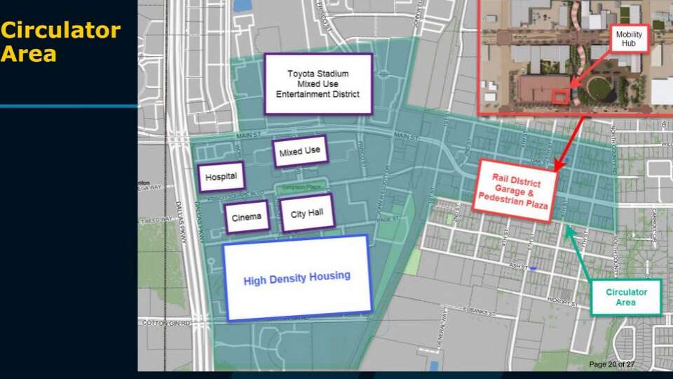 Frisco launches free downtown shuttle for Rail District, Frisco Square