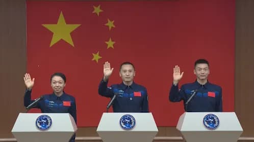 China to launch three astronauts on year-long Tiangong mission