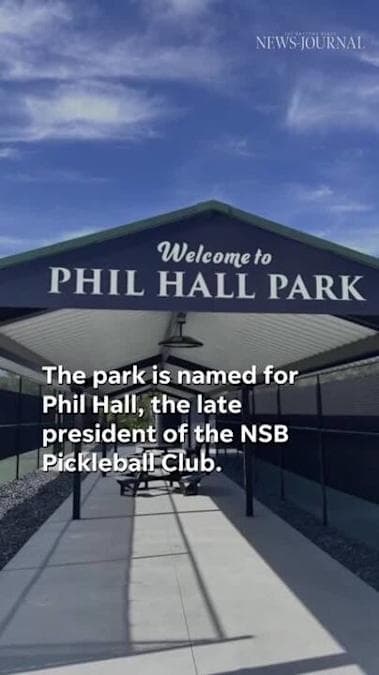 New Smyrna Beach Opens Six-Court Park Honoring Pickleball Community Builder Phil Hall