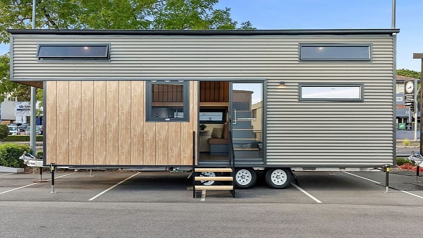 Australian builder’s Cooper tiny home maximizes space for full-time living