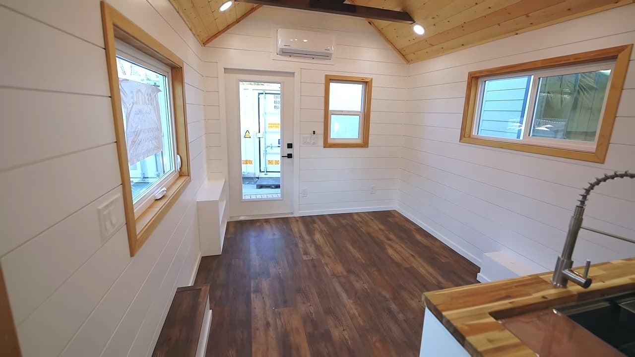 Seattle Tiny Homes' Fremont offers cabin-style comfort in 380 square feet