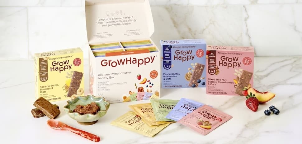 GrowHappy launches allergen ImmunoBars for toddler allergy maintenance