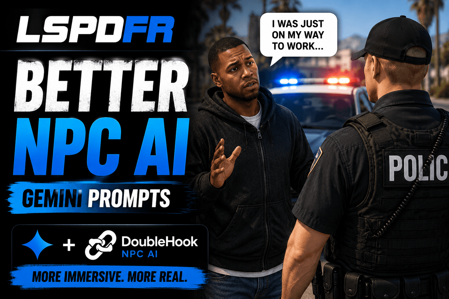 DoubleHook NPC AI mod adds more natural GTA V interrogations