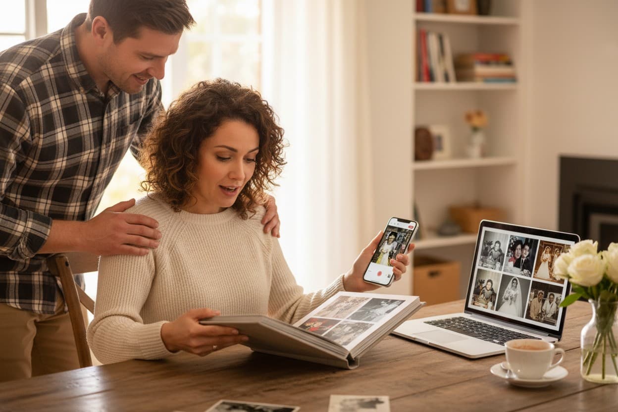 Scan Wedding Photos as Anniversary Gift: Why It Beats Flowers and Candy
