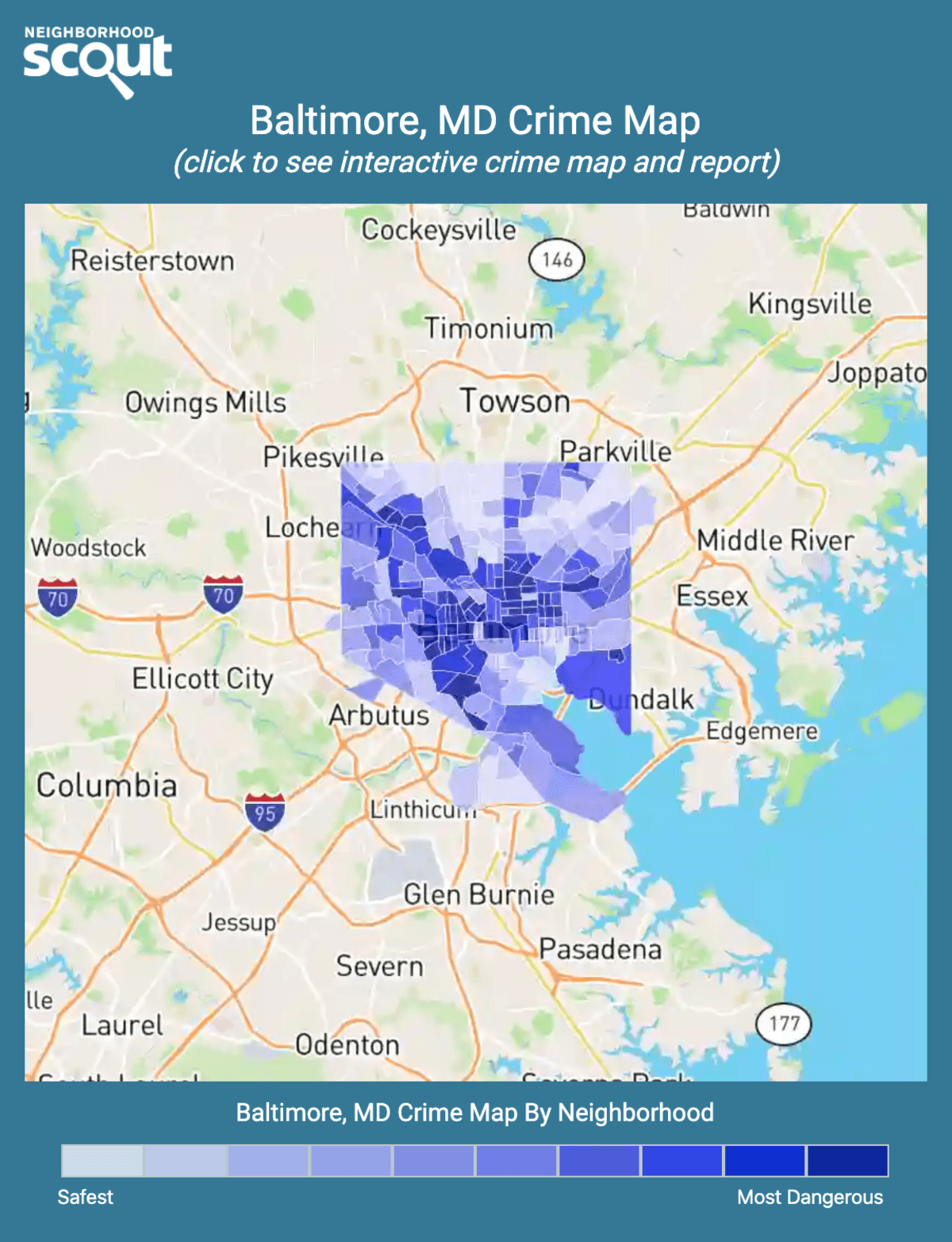 Baltimore Sun publishes updated neighborhood crime maps and tables