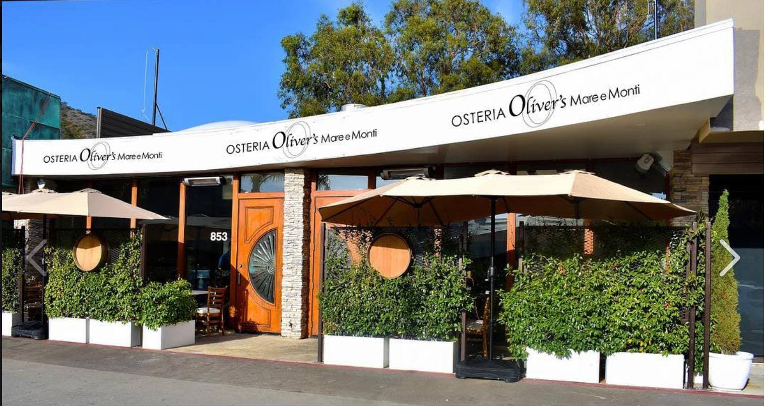 Oliver’s Osteria in Laguna Beach Temporarily Closes After Two Small Fires
