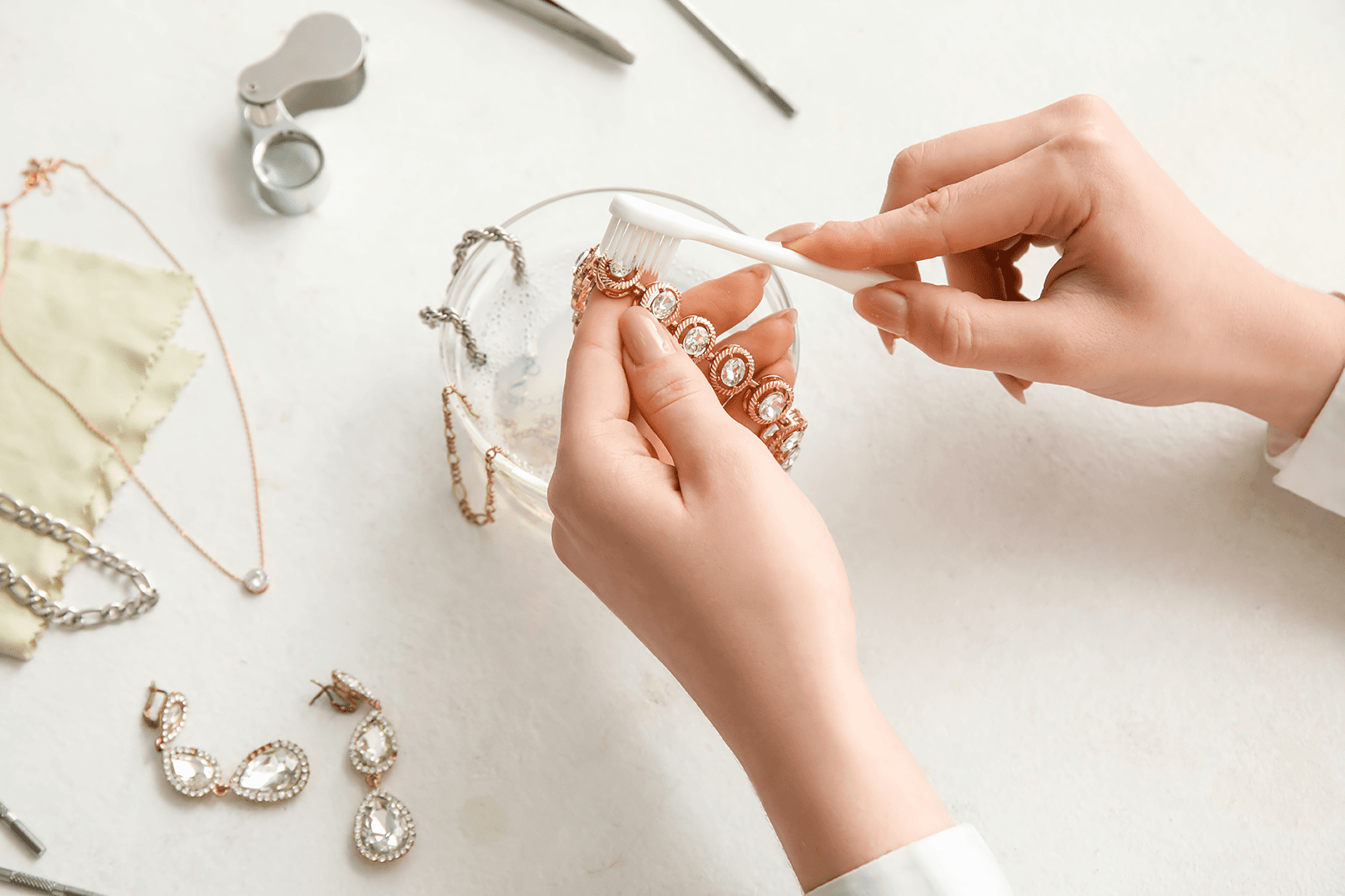 Cleaning, Storing and Protecting Diamond Jewelry: Essential Care Steps