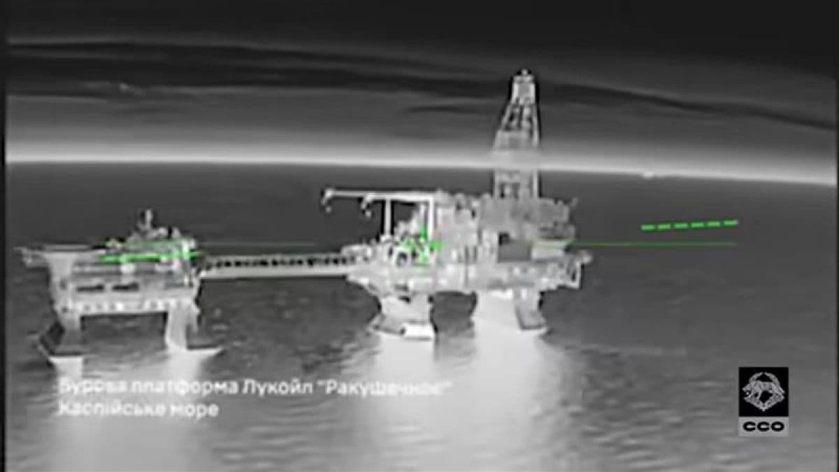 Ukraine Claims Strikes on Russian Caspian Sea Drilling Platforms, Expanding War's Reach