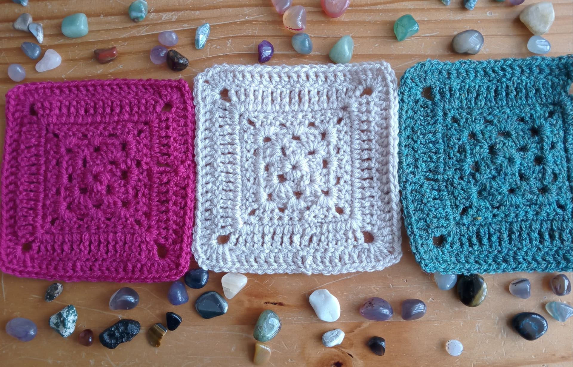 Sammi Cox's May crochet square adds texture to blanket project