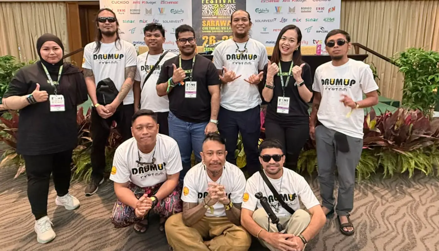 Drum Up brings participatory percussion to Rainforest World Music Festival 2026