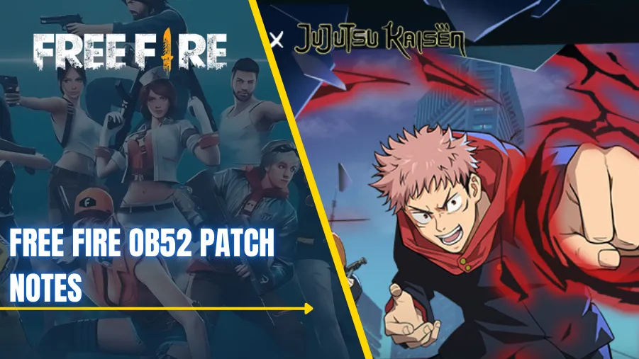Free Fire OB52 adds Jujutsu Kaisen crossover and Cursed Energy
